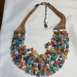 Kenneth Cole colorful layered necklace